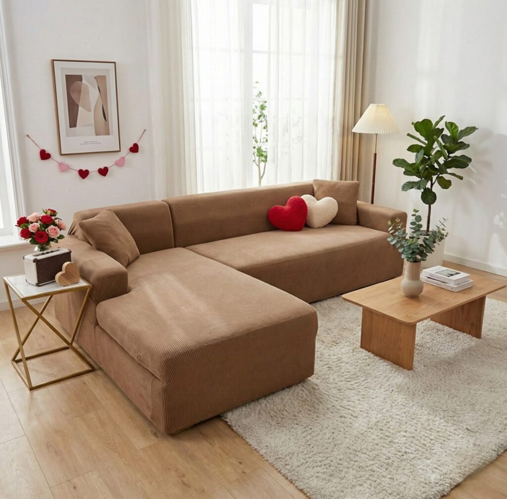 sofa cover natural