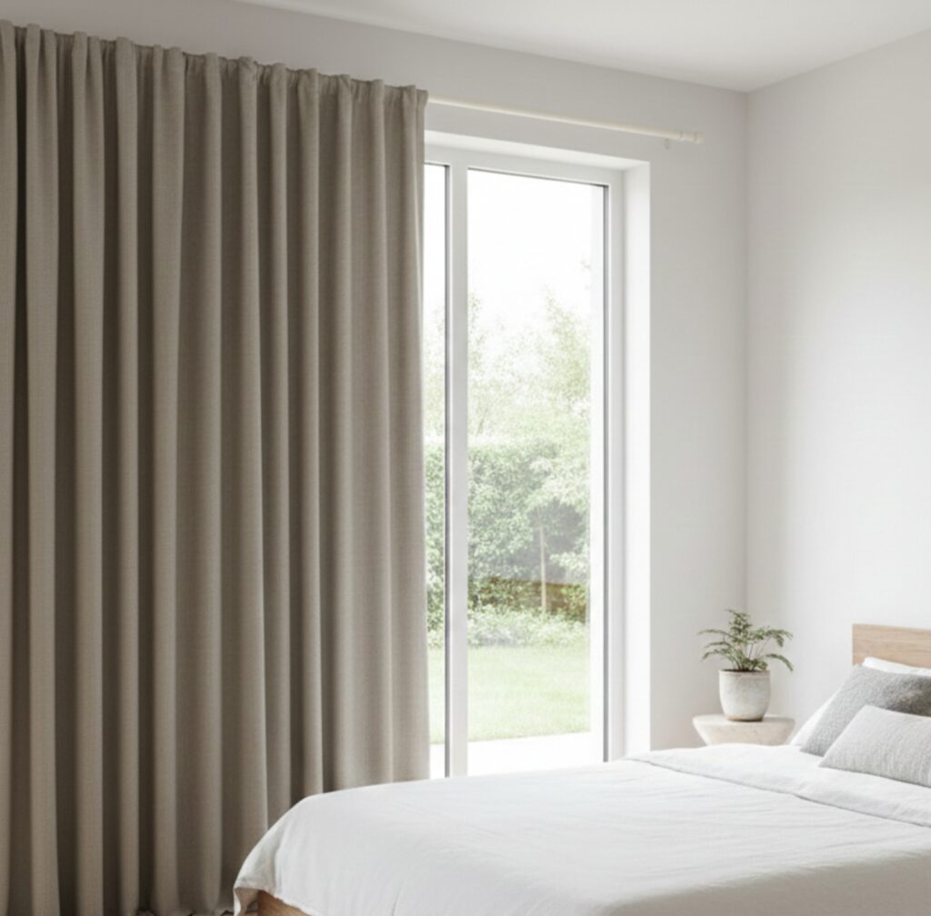 window-curtain aesthetic