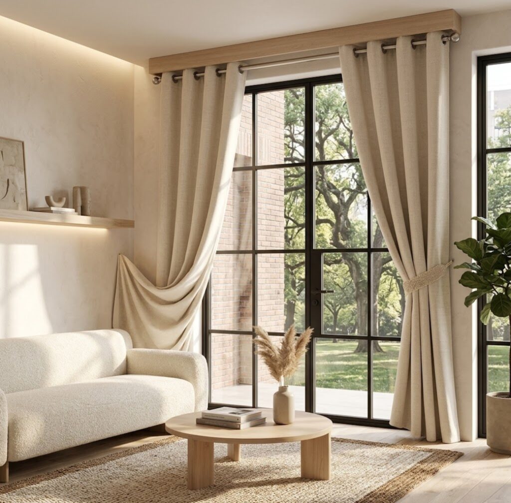 window curtains blinds